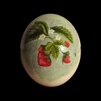 Straussenei-Erdbeeren